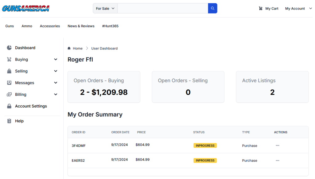 Seller Dashboard